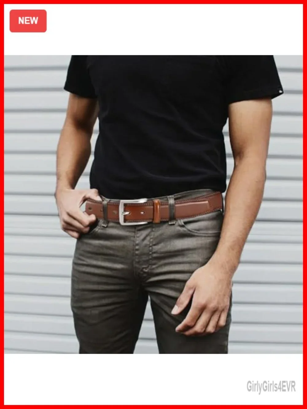 Genuine Leather Dress Belt 2 Pack 1.32